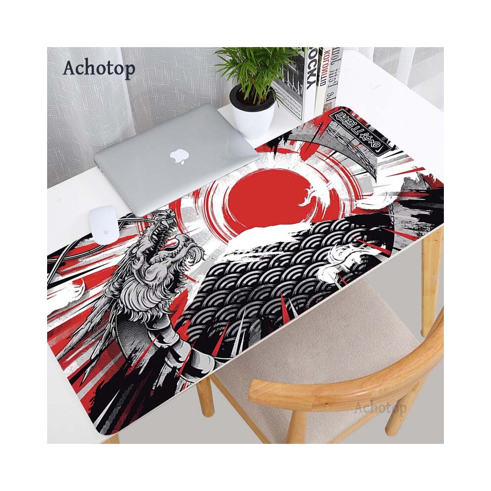 (A-Cn00356 300X700x2mm) Mythical Beast Dragon Mouse Pad 90X40cm Anime Xxl Gaming Padmouse Art Gamer Laptop Keyboard Mouse Mats For Playing Game Csgo 4855357884973