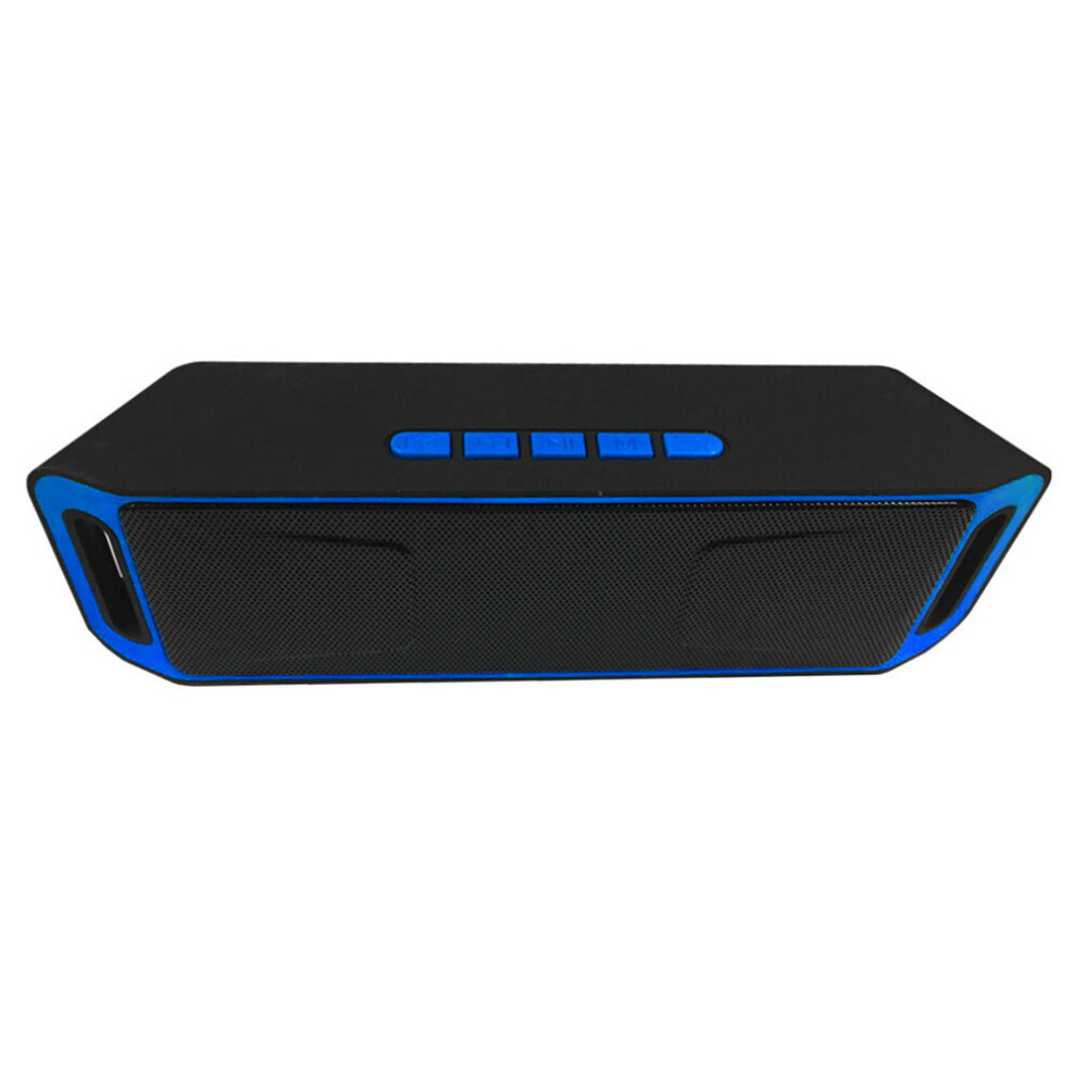 (A-) 40W Portable Tooth Speaker Wireless Outdoor Stereo Waterproof Usb/Tf/Aux Fm Speaker Blue 4851195417571