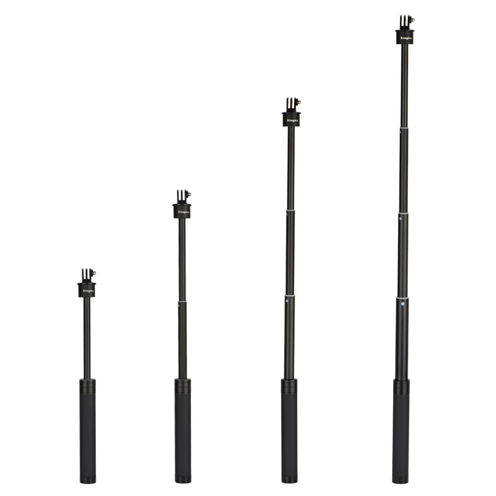 Kingma Extendable Selfie Stick Aluminum Alloy Monopod Adjustable Stick For Gopro Hero 10/9/8/7/6 Insta360 One X2 Dji Osmo Action 4855008127404
