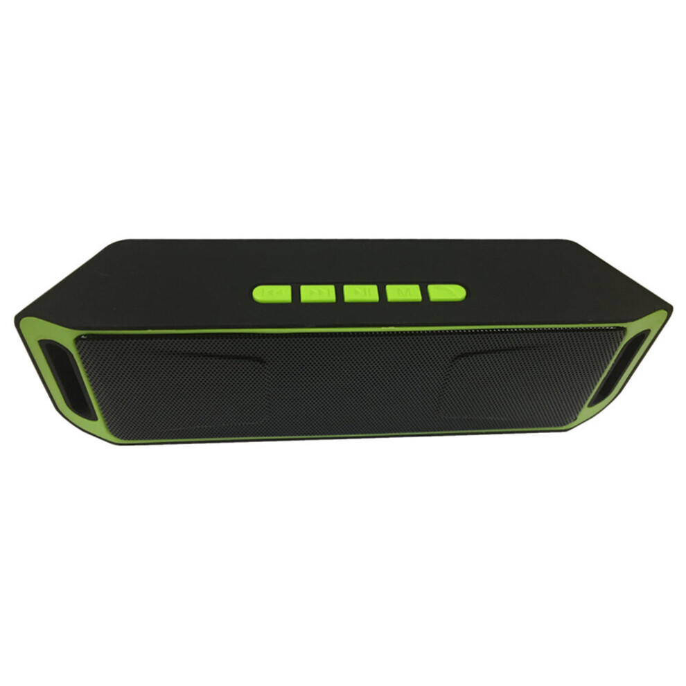 (A-) 40W Portable Bluetooth Speaker Wireless Outdoor Stereo Waterproof Usb/Tf/Aux Fm Speaker Green 4851195417601