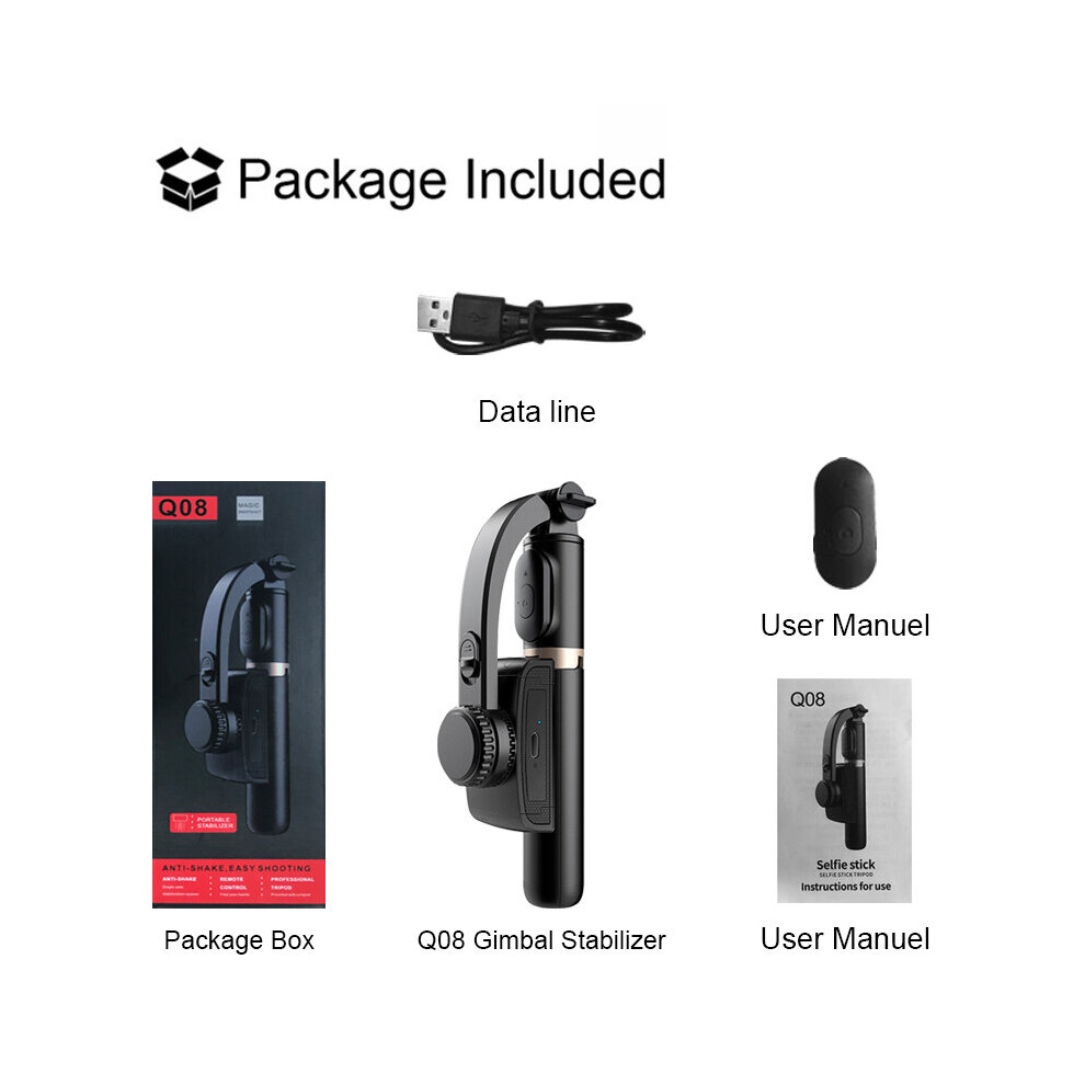 Handheld Eliminate Shake Gimbal Stabilizer For Phone Action Camera Selfie Stick Tripod For Smartphone Gopro Vlog Record 4855008104689