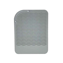 (a-grey) Silicone Heat Resistant Pad Curling Iron Hair Straightener Special Silicone Heat Pad Bag Anti-heat P[rofessional Styling Tools