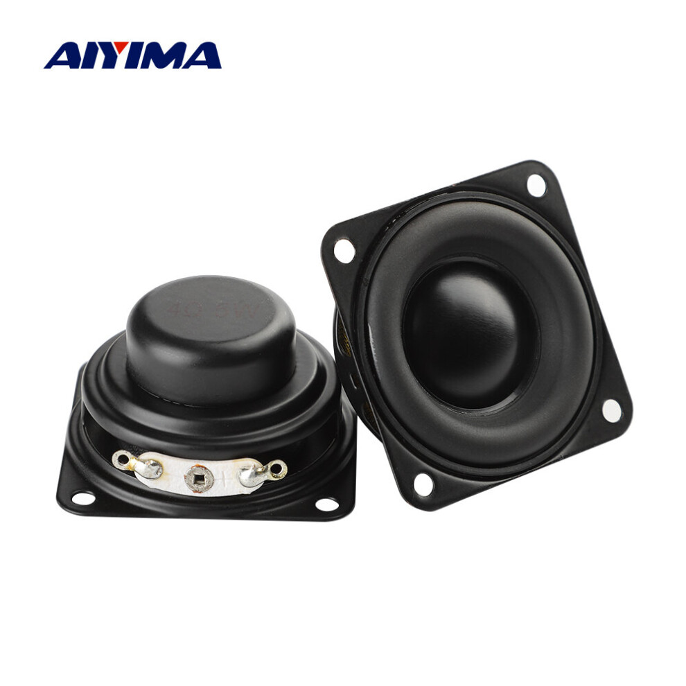 Aiyima 2Pcs 1.5 Inch Portable Full Range Audio Speaker 40Mm 4 Ohm 5W Hifi Sound Amplifier Loudspeaker Diy Bluetooth Speakers 4851195412811