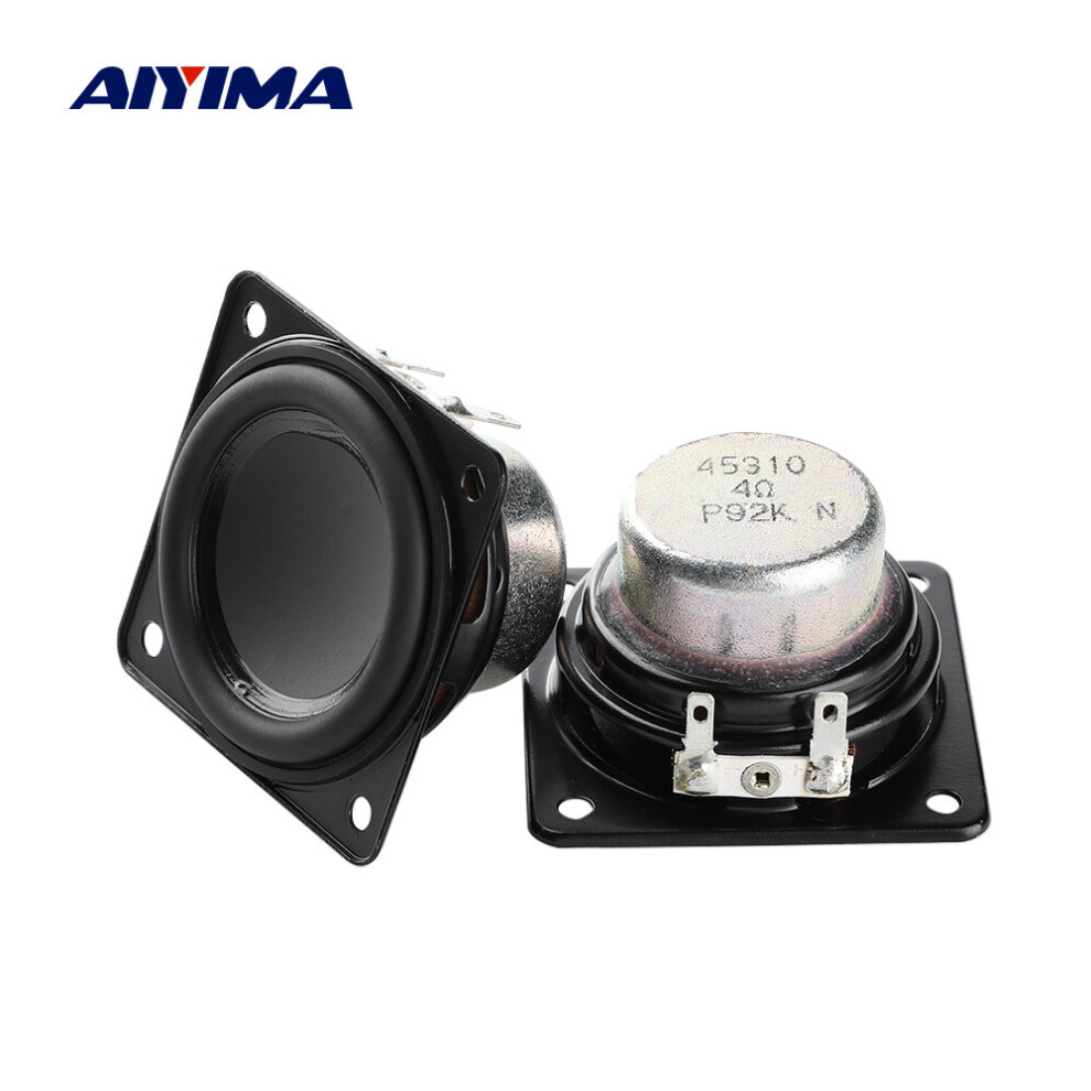 Aiyima 2Pcs 1.75 Inch Full Range Audio Speaker 48Mm 4 Ohm 15W Hifi Stereo Neodymium Loudspeaker For Jbl Bose Bluetooth Speakers 4851195388185