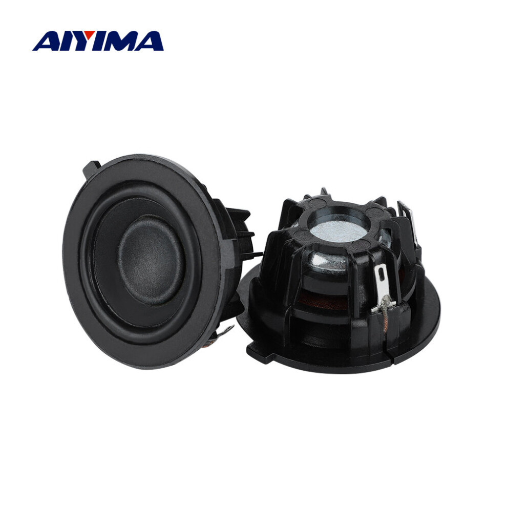 Aiyima 1.5Inch 45Mm Audio Speaker 4 Ohm 5W Full Range Frequency Midrange Tweeter Mini Neodymium Loudspeaker For Amp Diy 2Pcs 4851195411296