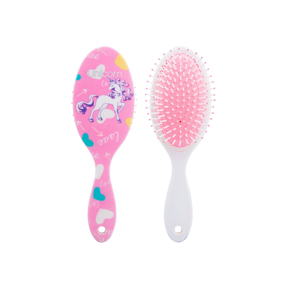 Dechoicelife (A-1A3) Kids Hair Brush Unicorn Cartoon Print Hair Comb High Quality Massage Comb Anti-Knot Curly Hair Products Hair Straightener Combs
