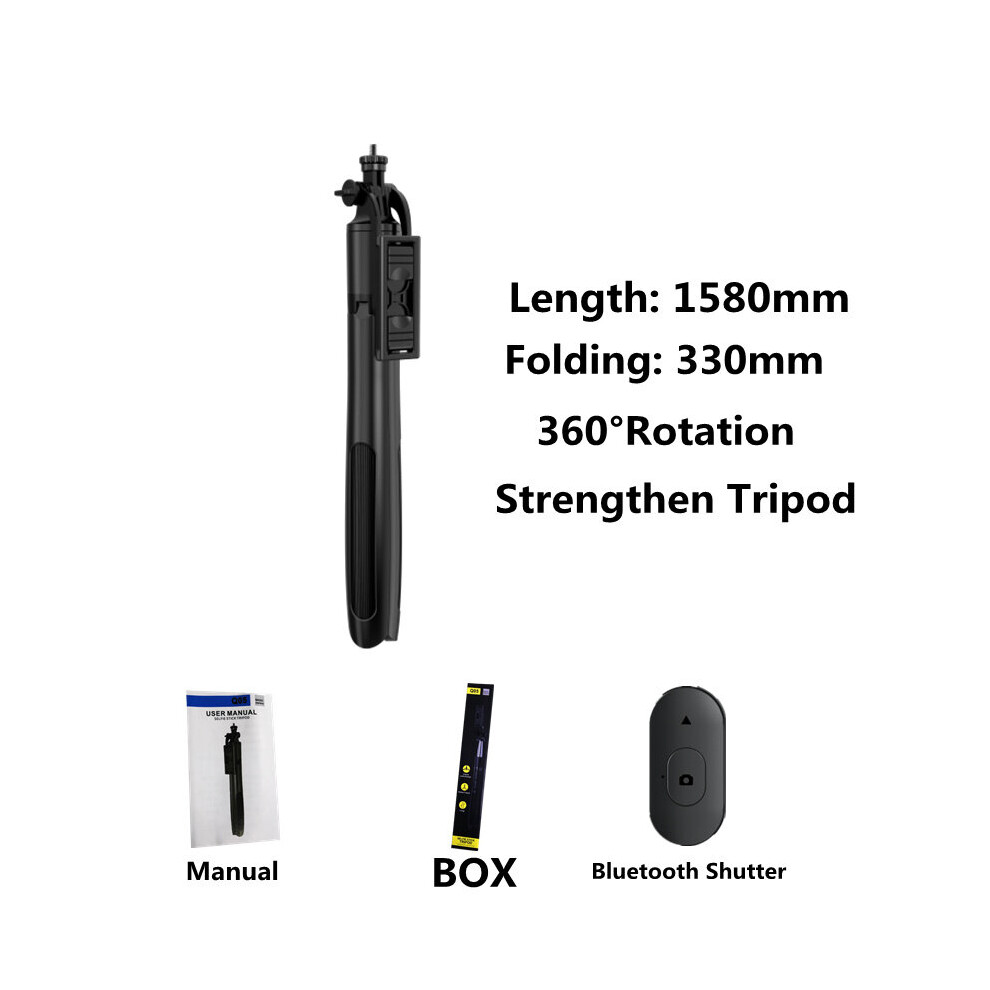 (A-Without ) L05 Selfie Stick 149Cm Extended Tooth Selfie Stick Stable Camera Stand Tripod Remote Control Selfie Stick Aluminum Alloy Light/Blue 4855008118839