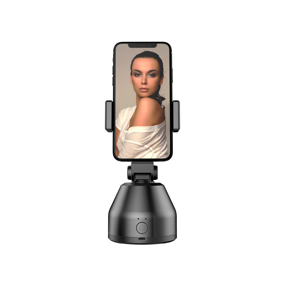 (A-) 360 Rotation Face Tracking Selfie Stick Tripod Object Tracking Holder Camera Gimbal For Photo Vlog Live Video Record Black 4855008112684