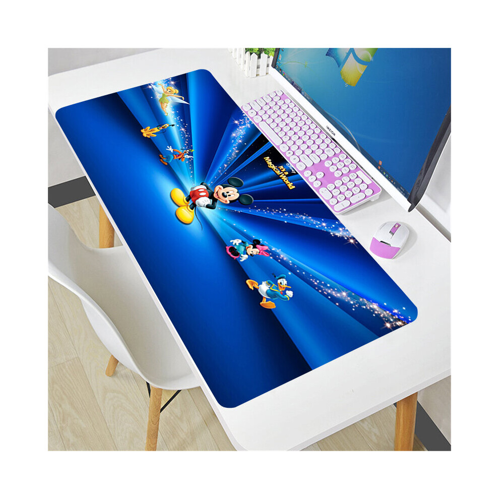 (A-Khaki Xl 300X700x2mm) Mickey And Minnie Mouse Pad Larger Xxl 900X400 Speed Mini Pc Computer Keyboard Desk Mat Lol Cs Go Gaming Accessories Mousepad 4855357833452