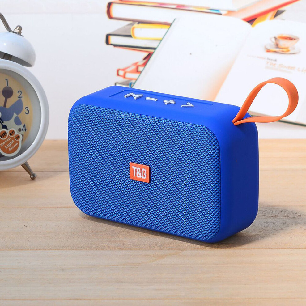 (A-) Tg506 Speakers Portable Mini Speaker Wireless Hifi Speaker Soundbar Outdoor Loudspeaker Support Tf Card Fm Aux Vs Tg182 Blue 4851195387621