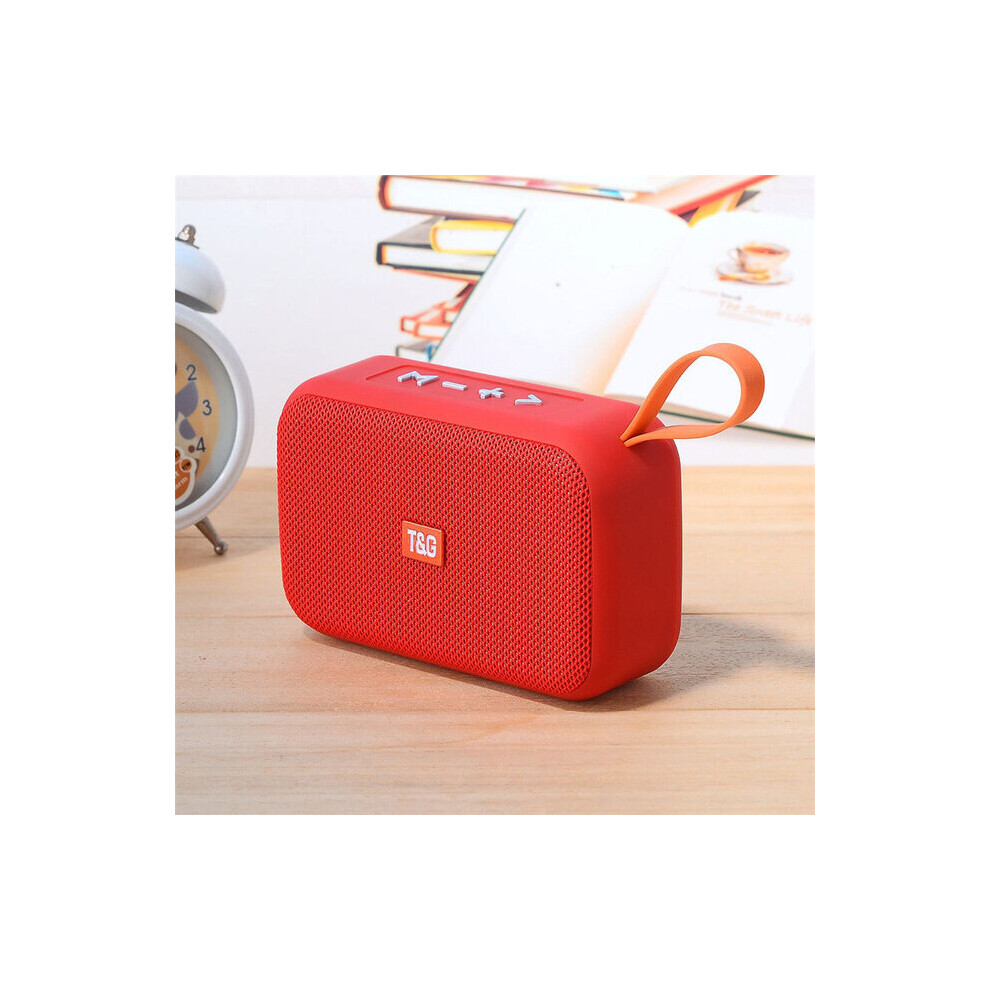 (A-) Tg506 Speakers Portable Mini Speaker Wireless Hifi Speaker Soundbar Outdoor Loudspeaker Support Tf Card Fm Aux Vs Tg182 Red 4851195387652