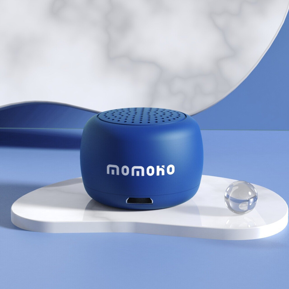Photos - Speakers  Super Mini Wireless Bluetooth Speaker One-button Selfie Button Compact Portable Outdoor Soundbox Schoolbag Keychain(a-Blue)