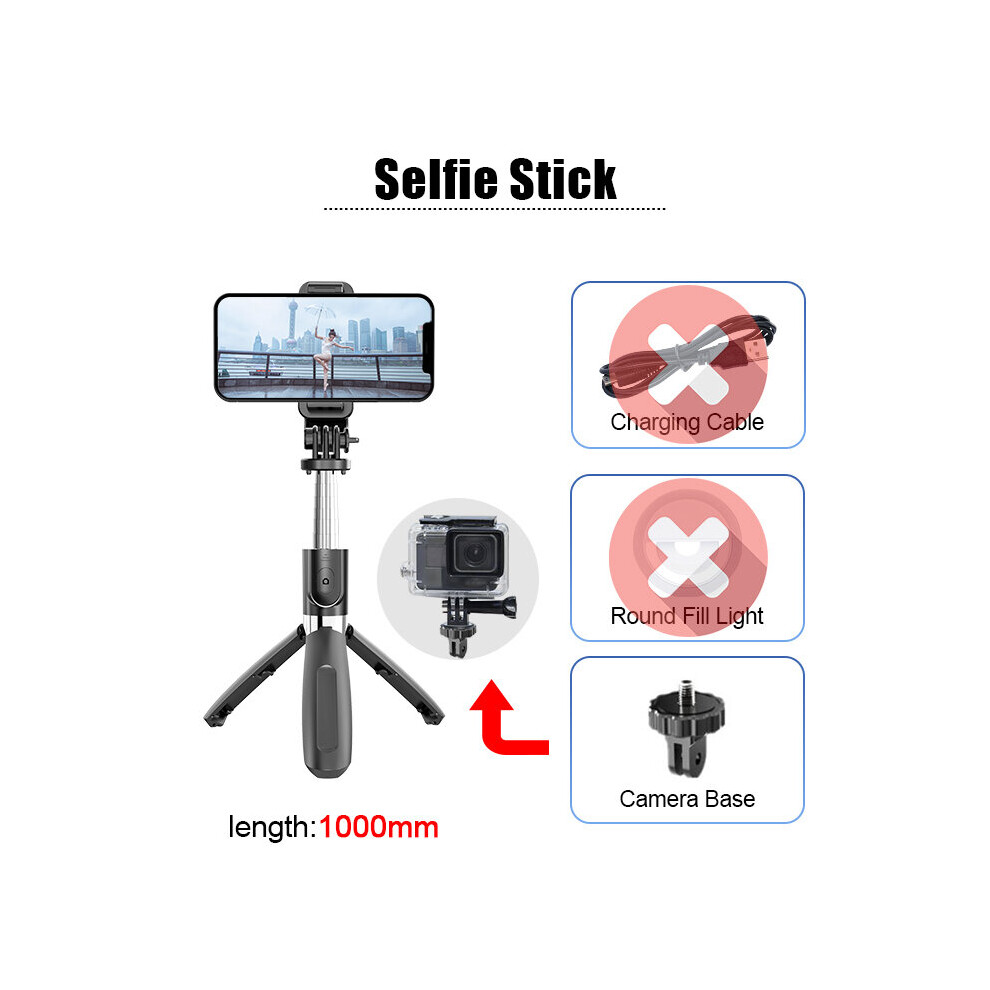 (a-B) COOL DIER 1000mm Long Wireless Bluetooth Selfie Stick Tripod 3 In 1 Selfie Stck adjustable Monopod For Smartphone Camera Hot-image-OPC-PC52SQV-NEW