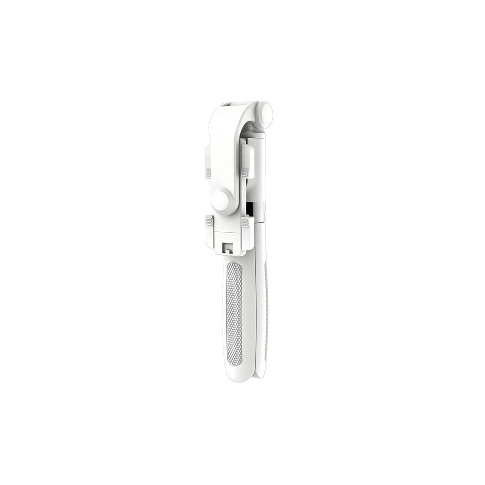 (A-L01s ) L01s Bluetooth Selfie Stick With Tripod Plastic Alloy Self Stick Selfiestick Phone Smartphone Selfie-Stick For Samsung Huawei White 4852056954136