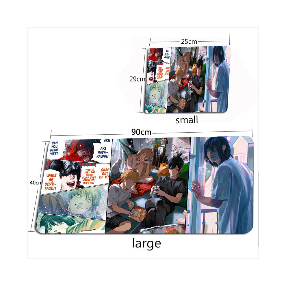 (A-Anime Mouse Pad 12 300X800x2mm) Chainsaw Man 2 Mouse Pad Gaming Accessories Xxl Anime Desk Mat Gamer Keyboard Large Mouse Pads Tiger Mouse Pad Game 4855357928134