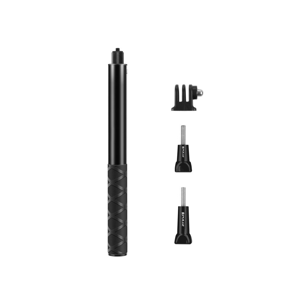 Puluz 110Cm Retractable Metal Selfie Stick Monopod With Invisible Adapter Base & Screw For Insta360 One Rs / X2 / X3 4855008117740