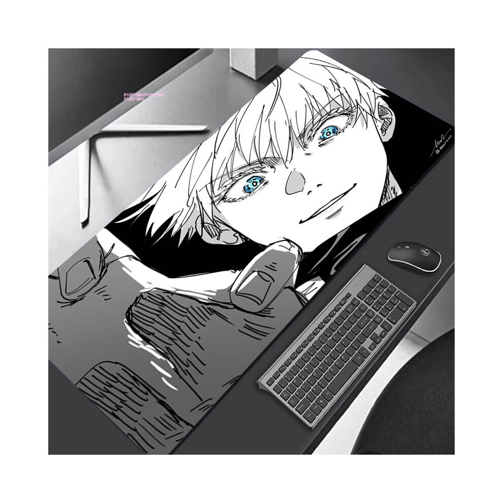 (A- 300X600x2mm) Jujutsu Kaisen Getou Suguru Mouse Pads Gaming Mousepad Gamer Mouse Mat Keyboard Mats Desk Pad Mousepads Xxl 90X40cm For Computer Brown 4855357754702