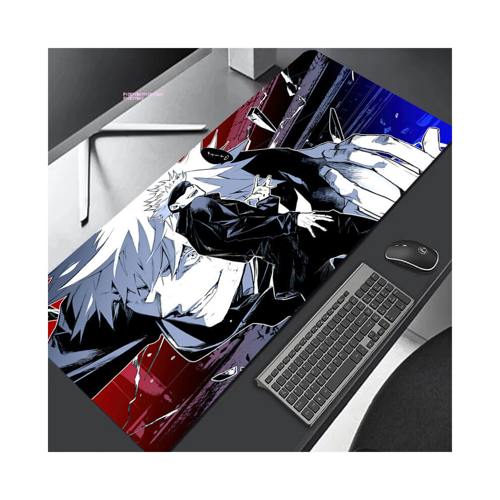 (A-Ep918565 400X900x3mm) Jujutsu Kaisen Getou Suguru Mouse Pads Gaming Mousepad Gamer Mouse Mat Keyboard Mats Desk Pad Mousepads Xxl 90X40cm For Compu 4855357755518