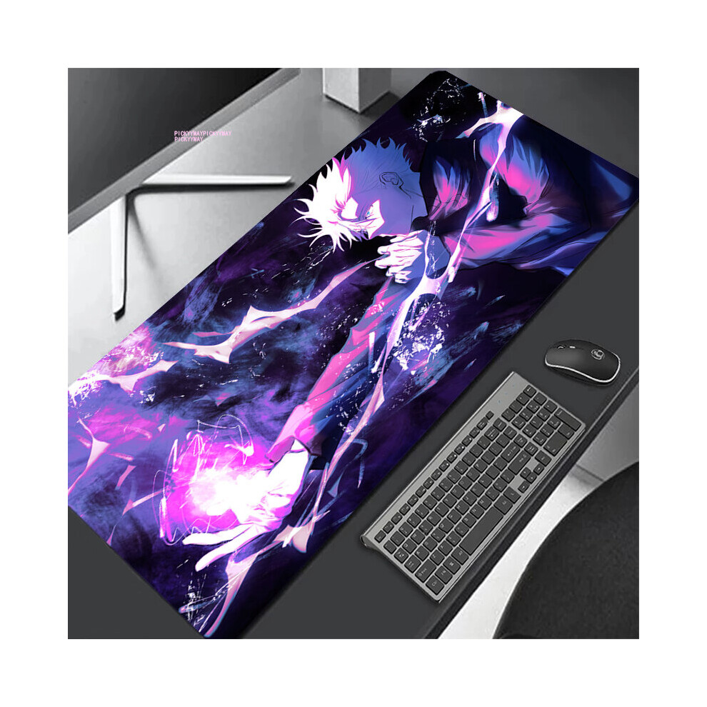 (A-Royal 400X900x4mm) Jujutsu Kaisen Getou Suguru Mouse Pads Gaming Mousepad Gamer Mouse Mat Keyboard Mats Desk Pad Mousepads Xxl 90X40cm For Com Blue 4855357756249