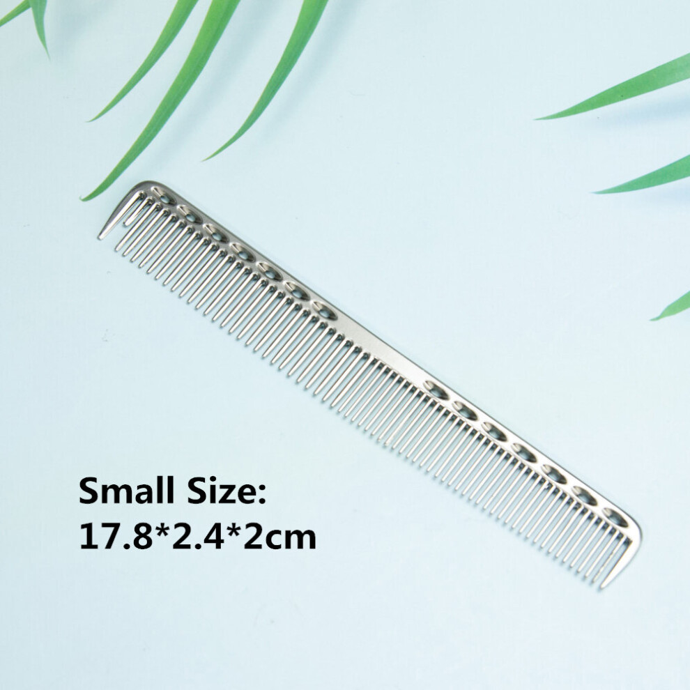 Dechoicelife Unisex Silver (A-Small-) Professional Anti-Static Tangle Hair Combs Cutting Hairdressing Brush Straightener Barber Salon Styling Comb Accessories Tools