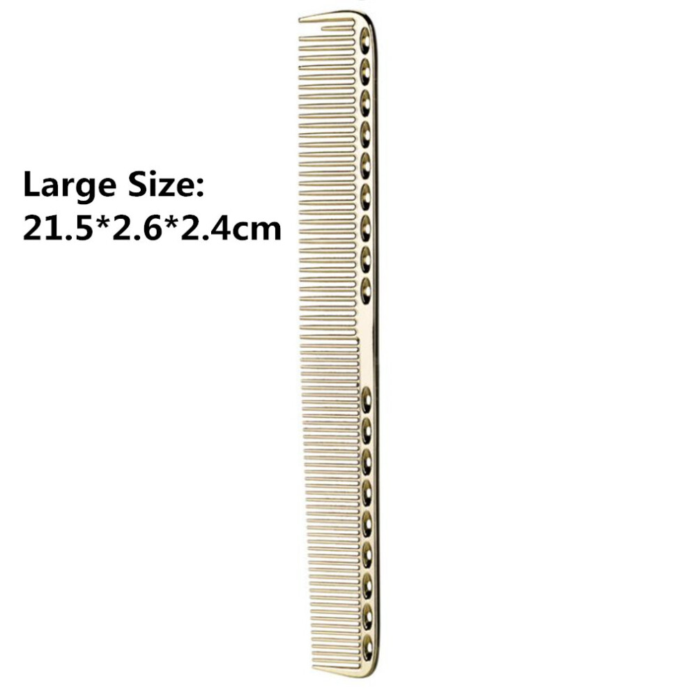 Dechoicelife Unisex Gold (A-Large-) Professional Anti-Static Tangle Hair Combs Cutting Hairdressing Brush Straightener Barber Salon Styling Comb Accessories Tools