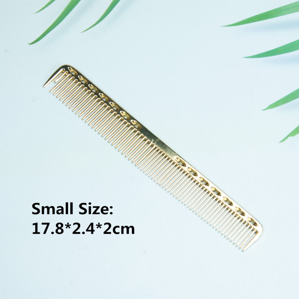 Dechoicelife Unisex Gold (A-Small-) Professional Anti-Static Tangle Hair Combs Cutting Hairdressing Brush Straightener Barber Salon Styling Comb Accessories Tools