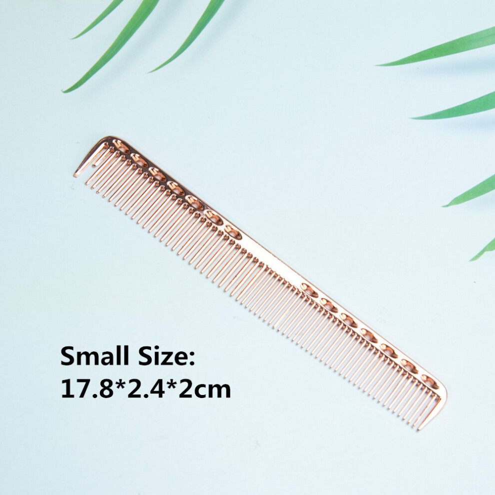 Dechoicelife Unisex Gold (A-Small-Rose ) Professional Anti-Static Tangle Hair Combs Cutting Hairdressing Brush Straightener Barber Salon Styling Comb Accessories Tools
