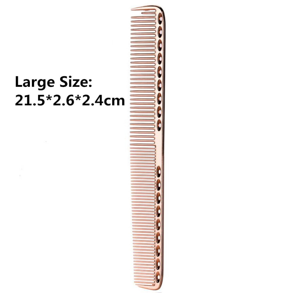 Dechoicelife Unisex Gold (A-Large-Rose ) Professional Anti-Static Tangle Hair Combs Cutting Hairdressing Brush Straightener Barber Salon Styling Comb Accessories Tools