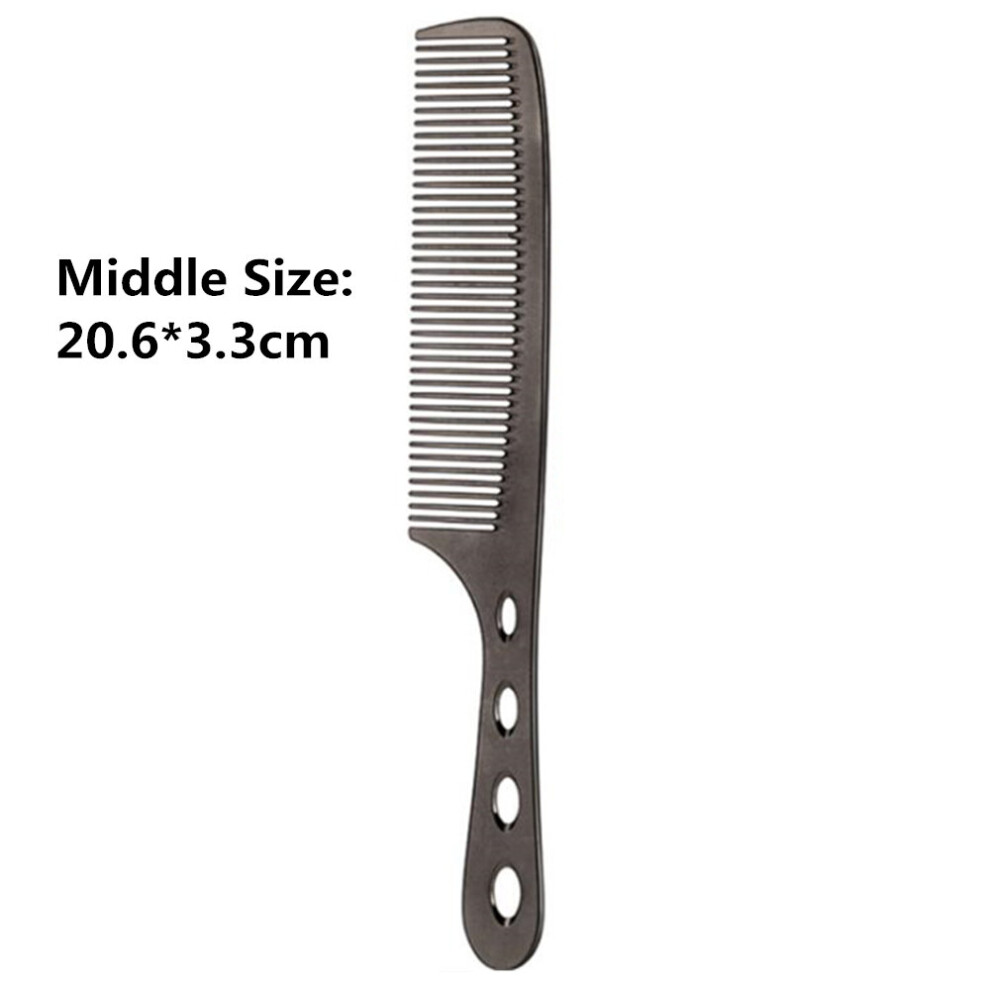 Dechoicelife Unisex Grey (A-Middle-) Professional Anti-Static Tangle Hair Combs Cutting Hairdressing Brush Straightener Barber Salon Styling Comb Accessories Tools