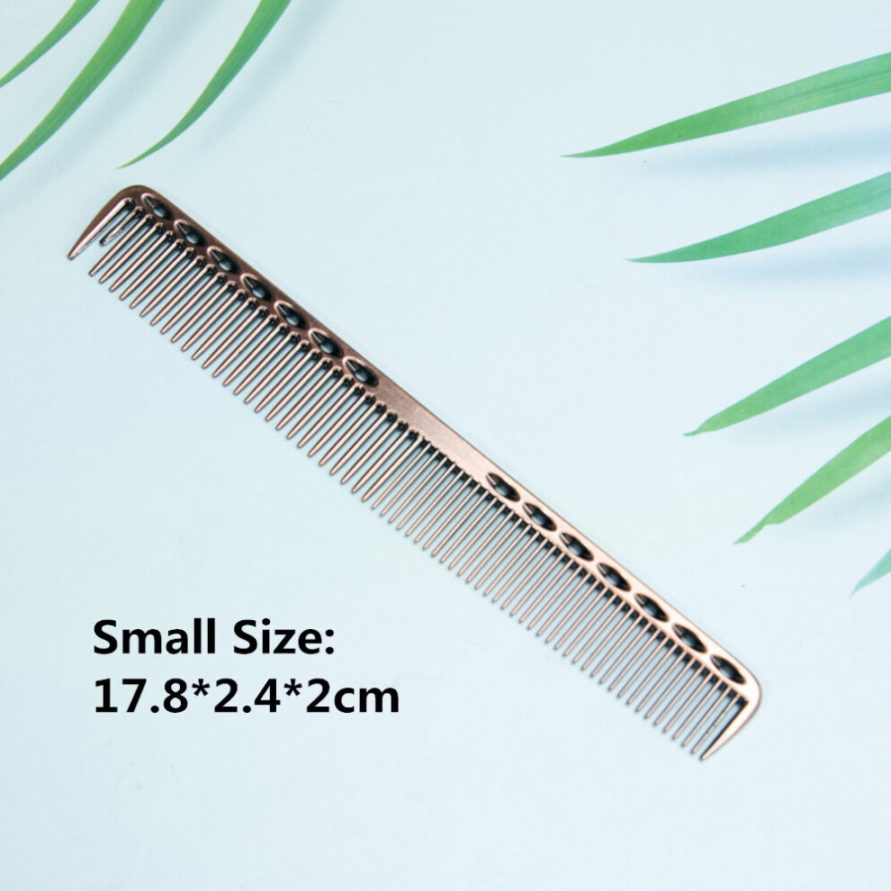Dechoicelife Unisex Bronze (A-Small-) Professional Anti-Static Tangle Hair Combs Cutting Hairdressing Brush Straightener Barber Salon Styling Comb Accessories Tools