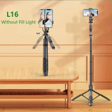 (a-L16) Wireless Bluetooth Balance Steady Shoot Live Phone Stand Tripod Foldable Monopod for Gopro Action Camera Extra Long Selfie Stick