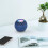 (a-Blue) Speaker Silicone Case | Soft Protective Shell Anti-Fall Shockproof Protector Cover For Apple Home Pod Mini 2021 Speaker 3