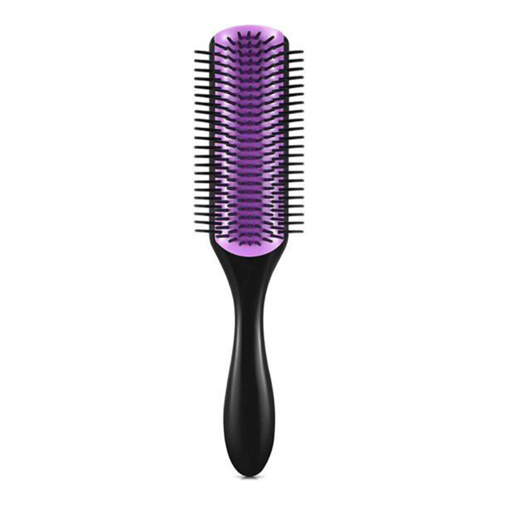 Dechoicelife Unisex Not,Specified (A-L) 9 Rows Detangling Hairbrush Removable Straight Curly Hair Comb Dry And Wet Dual Use Straightening Combs For Women Men Hair Salon