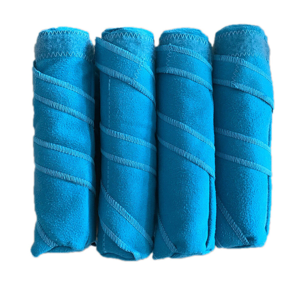 Dechoicelife Sky Blue (A-) 8 Pieces Hair Rollers Diy Long Hairstyling Curlers Curling Straightening Portable Travel Straightener Hairdressing Styler