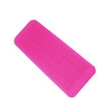 (a-No 3) Heat Resistant Mat Wave Texture Skid-proof Design Flat Irons Pouch Hair Styling Tools Perfect Giftfor Straightener