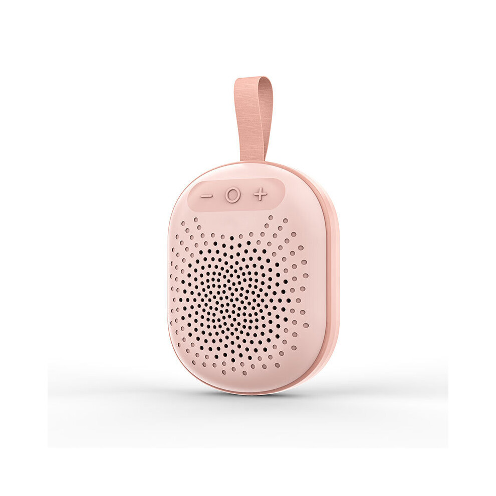(A-) Mini Speaker Portable Subwoofer Wireless Bass Outdoor Bluetooth 5.0 Waterproof Boombox Tf Card Mp3 Stereo Loudspeaker Pink 4851195393332