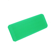 (a-No 1) Heat Resistant Mat Wave Texture Skid-proof Design Flat Irons Pouch Hair Styling Tools Perfect Giftfor Straightener