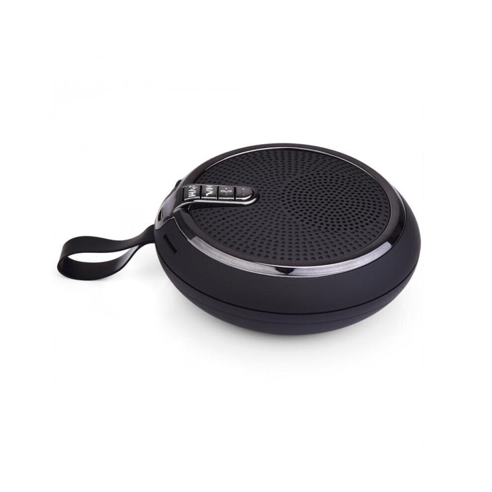 (A- 1") Portable Bluetooth-Compatibl Wireless Speaker Mini Outdoor Loudspeaker Wireless Column 3D Stereo Music Surround Bass Box Colour Black 4851195406261