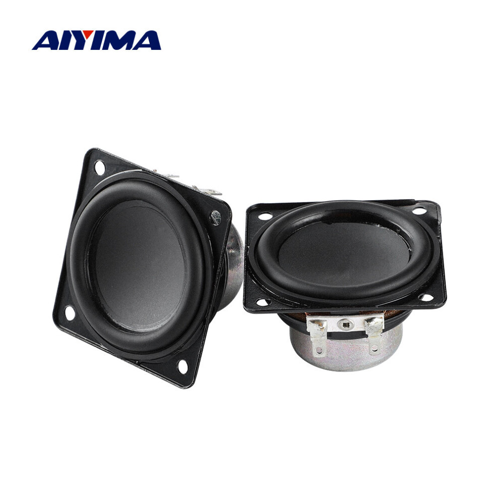 Aiyima 1.75 Inch Full Range Audio Speaker Unit 48Mm 4 Ohm 15W Hifi Stereo Neodymium Loudspeaker Diy Bluetooth Amp Altavoz 2Pcs 4851195386761