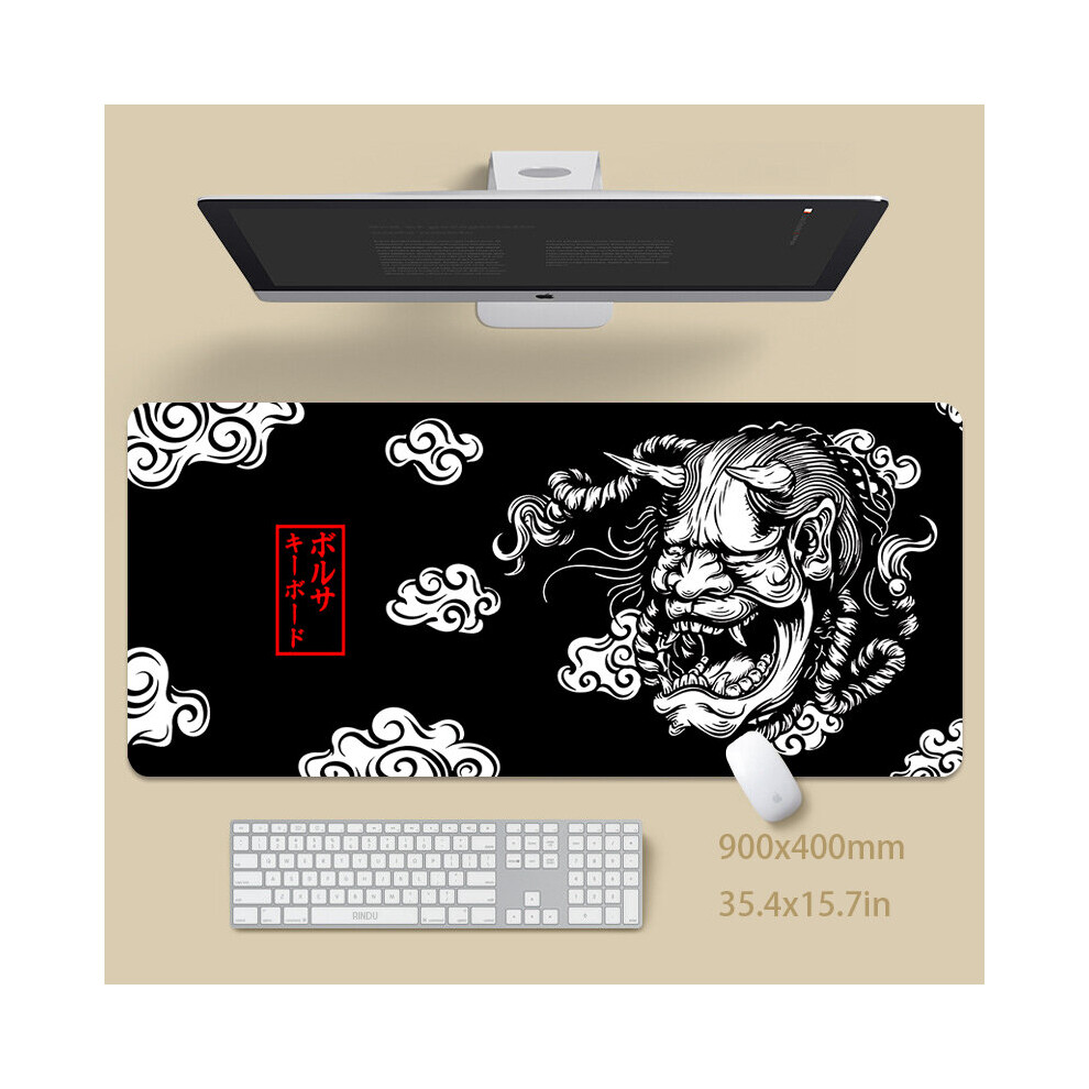 (A-Dragon Ly98576 (9) 900X400x3mm) Dragon Table Mat Gamer Mousemats Mouse Pad Office Desk Pad Large Mouse Mat Big Mousepad Keyboard Mat Mousepads For 4855357952276