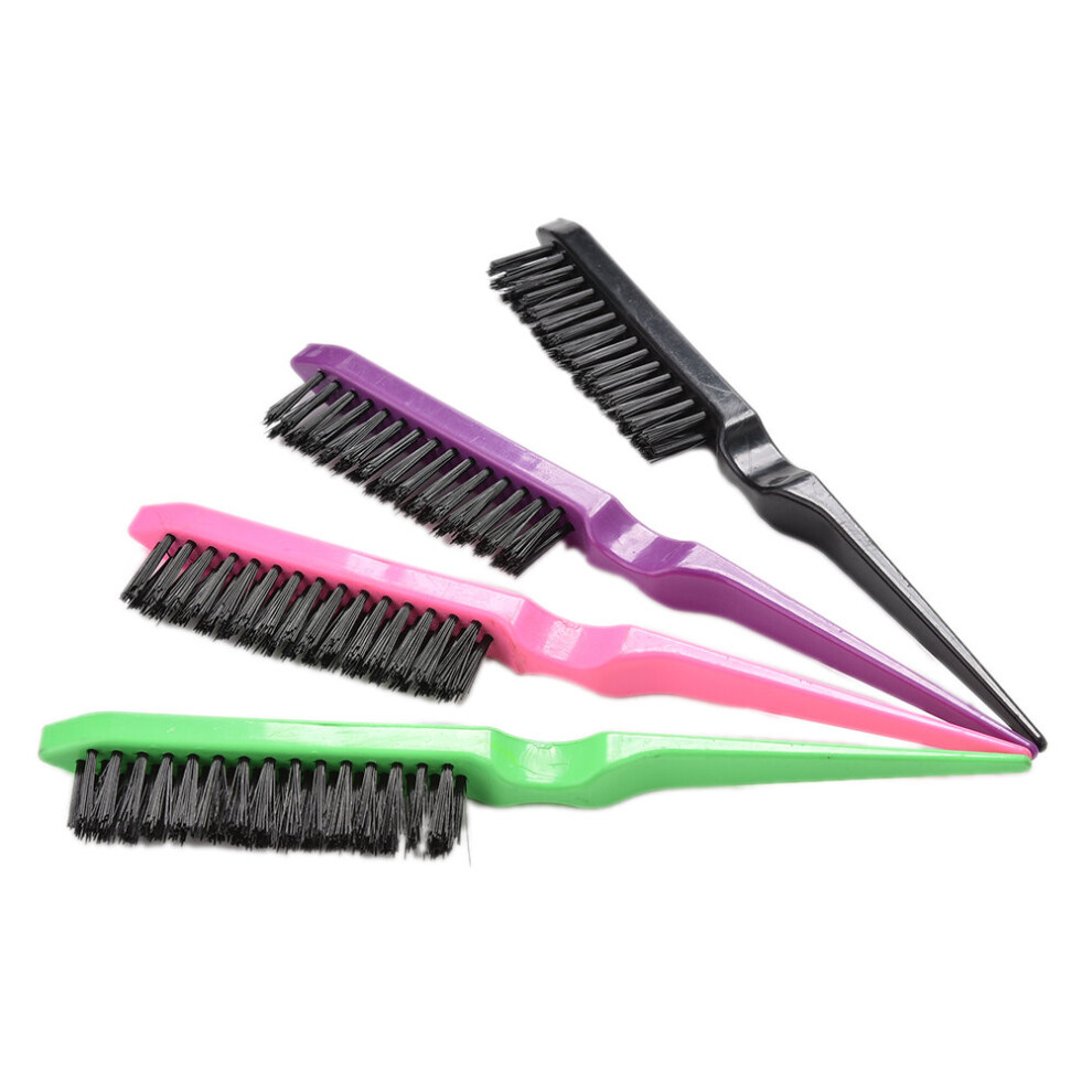 Dechoicelife Unisex Orange (A-) Washable Folding Hair Straightener Comb Diy Salon Hairdressing Brush Heat Resistant Anti-Static Hairbrush Styling Tool