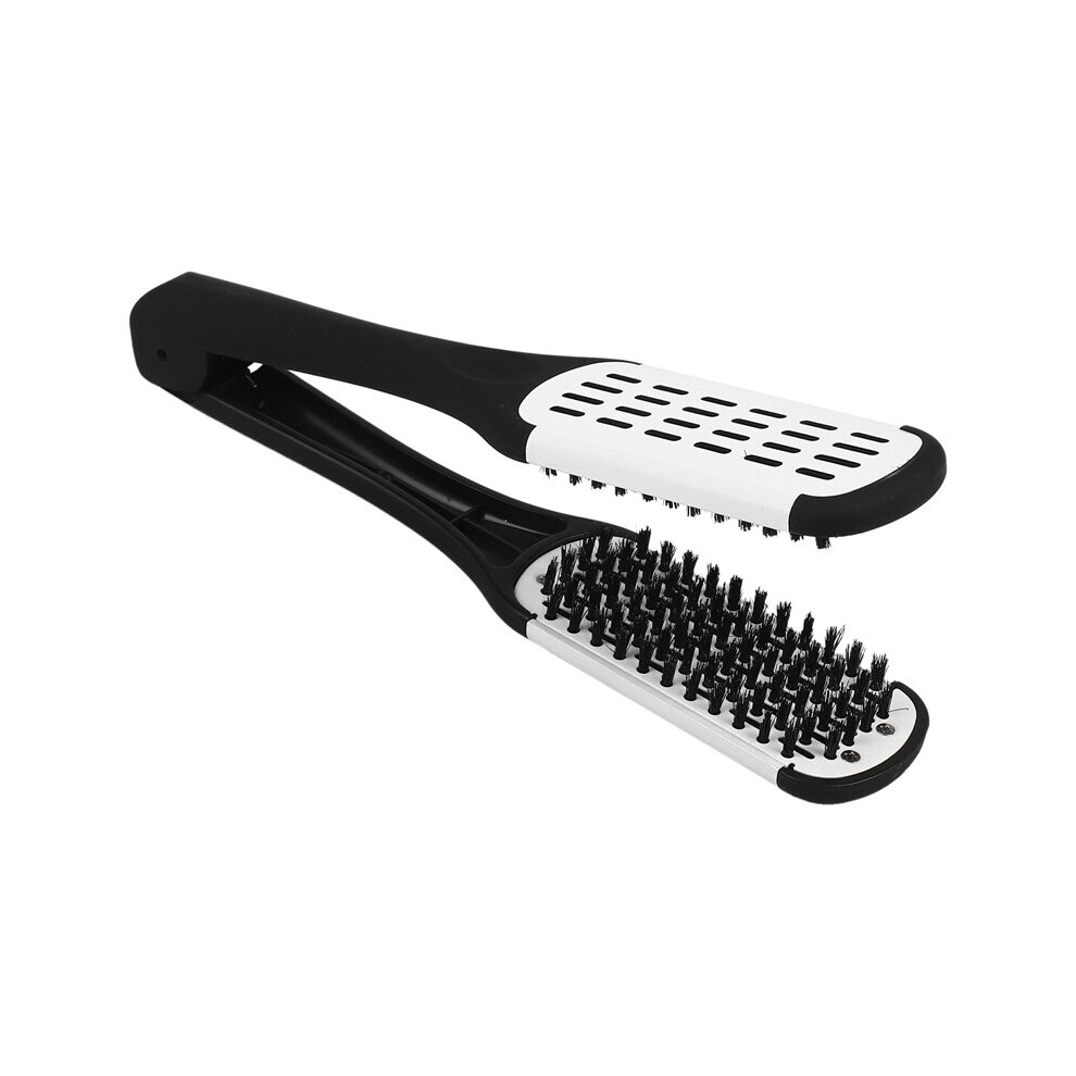 Dechoicelife Professional Straightening Brush Hairdressing Tool Double-Sided Brush Hair Straightening