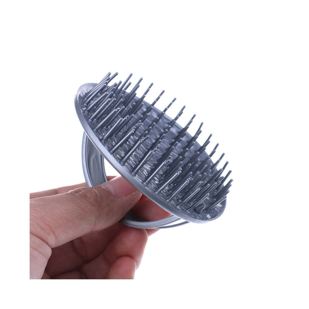 Dechoicelife Unisex Yellow (A-) Washable Folding Hair Straightener Comb Diy Salon Hairdressing Brush Heat Resistant Anti-Static Hairbrush Styling Tool