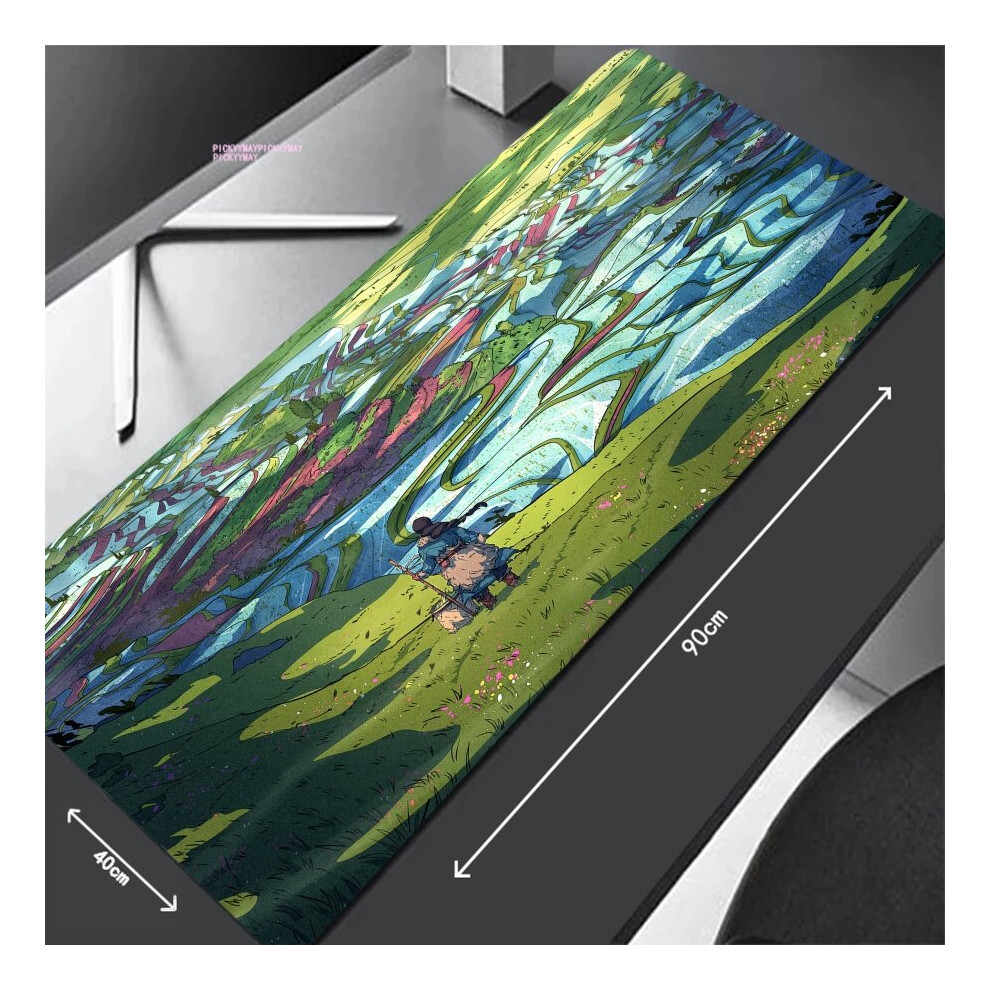 (A-Bean Paste 400X800x2mm) Bright Colors Mouse Pads Gaming Mousepad Gamer Mouse Mat Keyboard Mats Desk Pad Chinese Style Mousepads Xxl 90X40cm For Com 4855358047834