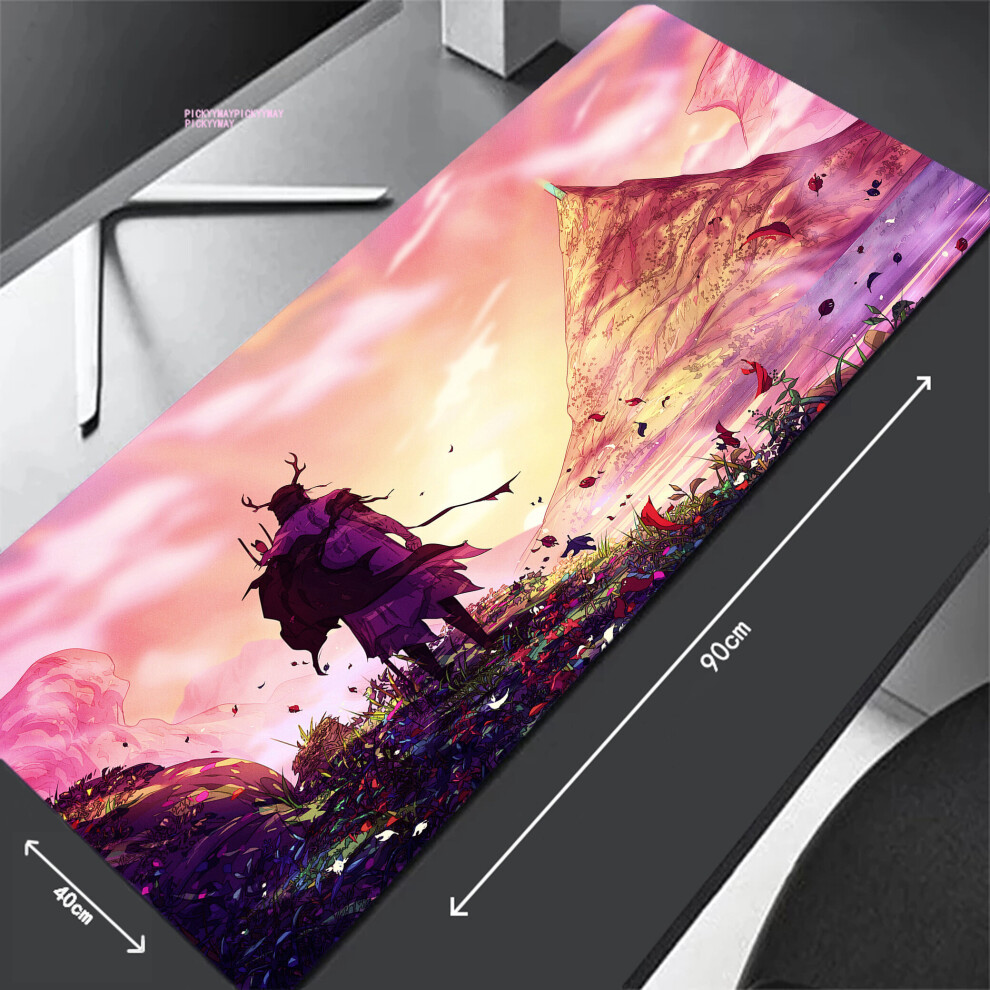 (A- 300X600x2mm) Bright Colors Mouse Pads Gaming Mousepad Gamer Mouse Mat Keyboard Mats Desk Pad Chinese Style Mousepads Xxl 90X40cm For Compu Sky Blue 4855358049708