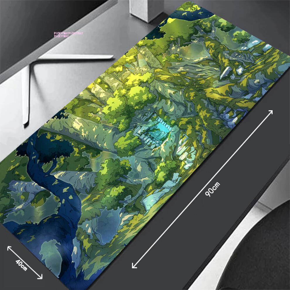 (A- 300X700x2mm) Bright Colors Mouse Pads Gaming Mousepad Gamer Mouse Mat Keyboard Mats Desk Pad Chinese Style Mousepads Xxl 90X40cm For Compute Orange 4855358049425