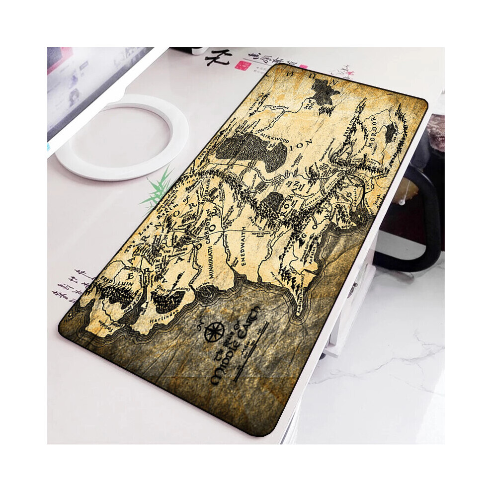 (A-Fj004577 300X800x2mm) Mouse Pad Lords The Rings Rubber Mat Gaming Keyboard Pads Desk Protector Computer Accessories Mousepad Anime Kawaii Mouse Mat 4855358008675