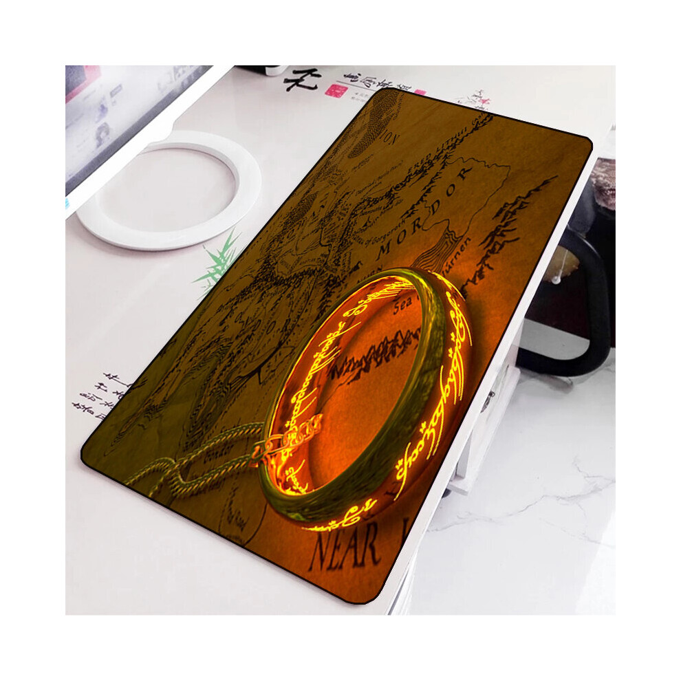 (A-Fj004571 300X800x2mm) Mouse Pad Lords The Rings Rubber Mat Gaming Keyboard Pads Desk Protector Computer Accessories Mousepad Anime Kawaii Mouse Mat 4855358008460