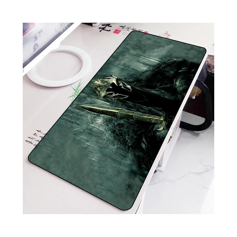 (A-Fj004574 400X900x2mm) Mouse Pad Lords The Rings Rubber Mat Gaming Keyboard Pads Desk Protector Computer Accessories Mousepad Anime Kawaii Mouse Mat 4855358008576
