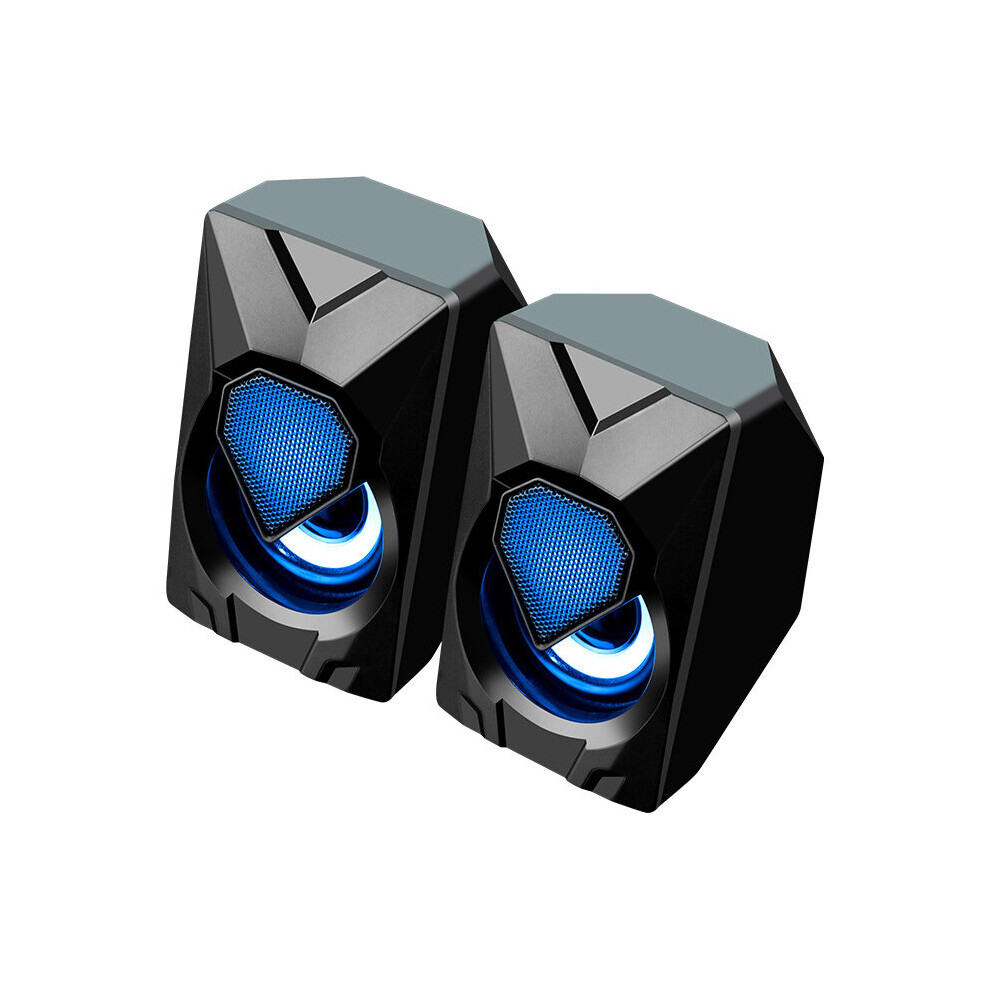 Mini Computer Speaker Usb Wired Speakers Colorful Lighting Stereo Sound Surround Loudspeaker For Pc Laptop Smartphones Mp3 Mp4 4855059762135